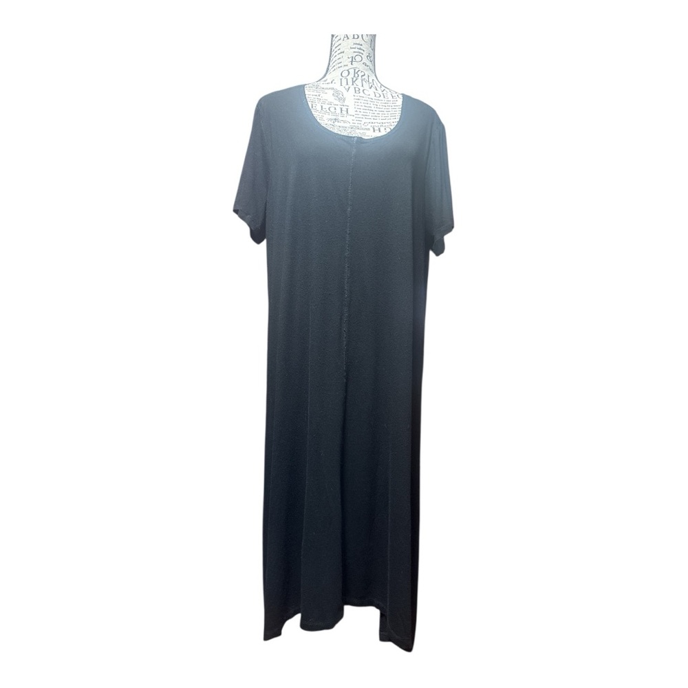 Jones New York Gray Casual Short Sleeve Maxi Dress size XL